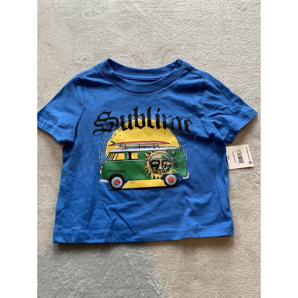 Sublime Summer Tour Graphic Blue Short Sleeve T-Shirt 12M Baby New With Tags